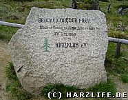 Gedenkstein zur Mauer&ouml;ffnung