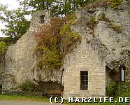 Burgruine Scharzfels - Das Brunnenhaus